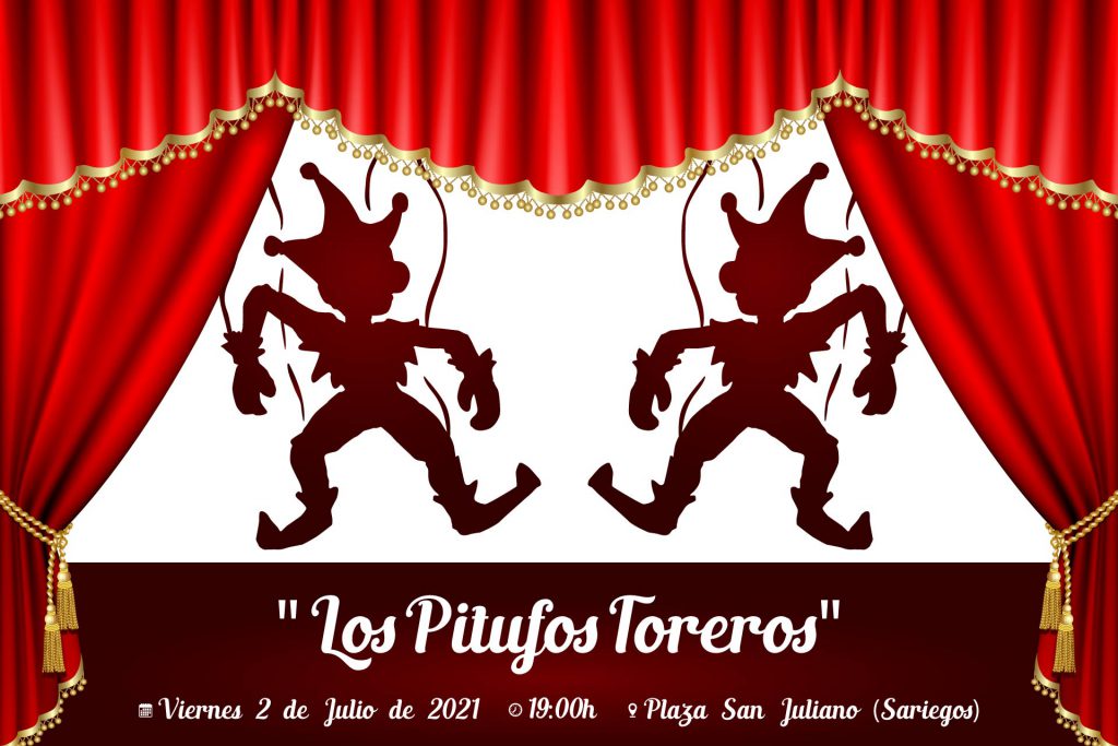 Los pitufos toreros, guiñol de La Caravana Divertida