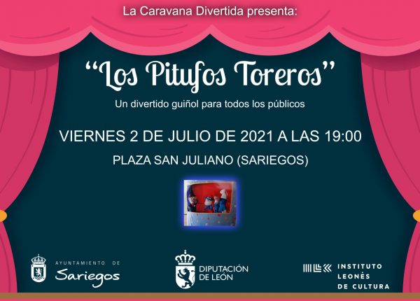 La Caravana Divertida - espectáculo en Sariegos de los Pitufos Toreros